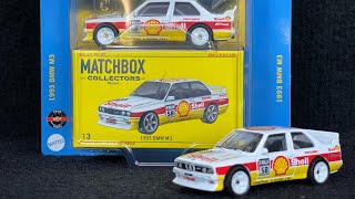 Matchbox 1993 BMW M3 e30 Unboxing [upl. by Clio]