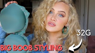 10 Tips for Styling a BIG BUST 😅 TRY ON [upl. by Amata]