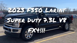 2023 FORD F350 LARIAT 73L V8 FX4 PACKAGE EQUIPPED IS IT WORTH IT [upl. by Aicilegna]