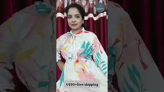 Western frock bollywood song fashion fashionstyle frock onlineshopping [upl. by Hayikaz]