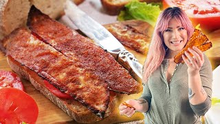 I Just Made the Best VEGAN Bacon [upl. by Ball278]