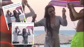 Lindsay Lohan ne sattendait peutêtre pas à faire autant sensation avec cette danse [upl. by Rube]