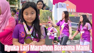 RYUKA LARI IKUT MAG RUN BERSAMA MAMI [upl. by Elleret136]