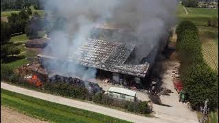 Incendio in un agriturismo nessun intossicato animali salvi [upl. by Joung657]