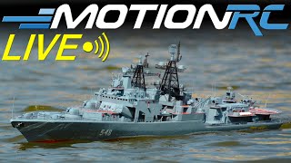 Unboxing the Bancroft Bancroft Udaloy 1100 Scale 649quot Missile Cruiser  Motion RC LIVE [upl. by Ettenuahs11]