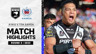 Kiwis v Toa Samoa  Match Highlights  2023 Pacific Championship [upl. by Raffin43]