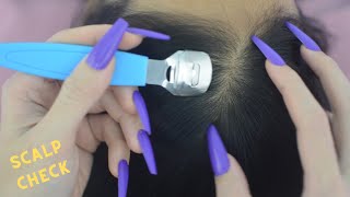 ASMR No Talking Scalp Check amp Scalp Scratching Sounds Tingly For Rest And Deep Sleep [upl. by Philips]