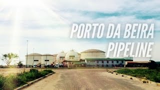 Moçambique  Beira  Recinto do Porto  Pipeline [upl. by Leehar]