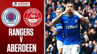 Rangers 20 Aberdeen  Tavernier Penalties Seal 2nd Place For Gers  Ladbrokes Premiership [upl. by Drahsir303]