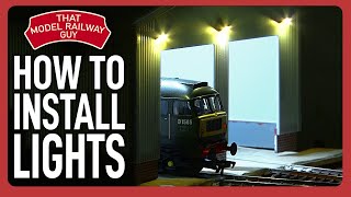 Building A Modular Model Railway  Episode 15 How To Install Lighting [upl. by Aciras100]