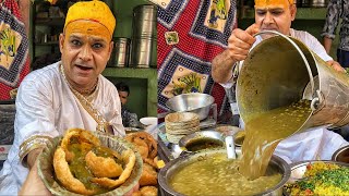 Mathura Famous Rupa Kachori🤩🤩 सूखी मजेदार गीली महामजेदार😱😳 Indian Street Food  Uttar Pradesh [upl. by Isaacs621]