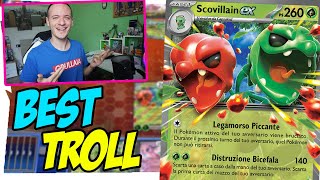 🤣IL MAZZO TROLL CHE FARA IMPAZZIRE LAVVERSARIO🤣SCOVILLAIN EX DECK SEGRETO FIABESCO POKEMON TCGLIVE [upl. by Rajiv221]