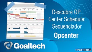 TampT Descubre OP Center Schedule Secuenciador [upl. by Selle]