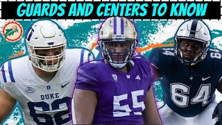 Best Interior Offensive Line Fits for the Miami Dolphins in the 2024 NFL Draft [upl. by Paige]