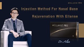 Rejuvenation With Ellanse  Innovative Injection Method  Nasal Base Lift  Professional Sharing [upl. by Burnham79]