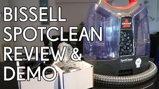 Bissell SpotClean Review amp Demo [upl. by Auhsot]