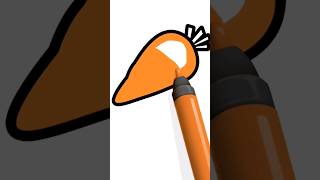 how to color the carrot youtubeshorts trending colouring [upl. by Guevara680]