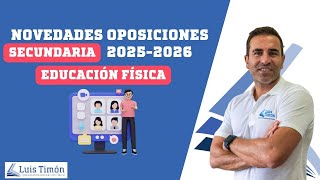 Novedades oposiciones profesores secundaria 202526 [upl. by Dahsraf]