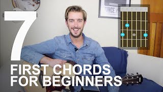 First 7 Chords To Learn on Guitar [upl. by Yror]