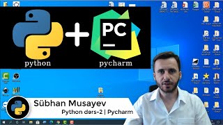 Python dərs2 Pycharm quraşdırmaq [upl. by Dlanor866]