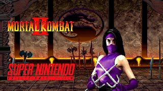 Mortal Kombat II Super NES  Mileena Playthrough HD  RetroGameUp [upl. by Spense]