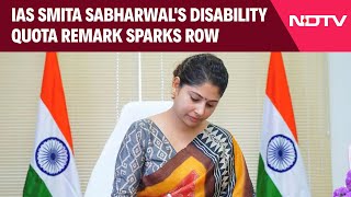 IAS Smita Sabharwals Disability Quota Remark Draws Massive Criticism amp Other News [upl. by Ellahcim745]