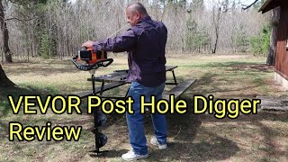 VEVOR Gas Powered Post Hole Digger Review [upl. by Worth]