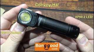 Convoy H4 Angle Flashlight Review [upl. by Adnoek]