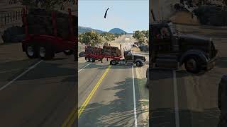 Realistic Highway Car Crashes 30 [upl. by Aiouqahs]