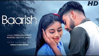 Baarish  Love story Video  ft  Sourav amp Barsha  New Hindi Song  Future Music [upl. by Olihs81]