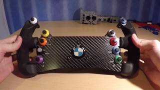 BMW M4 DTM Semi Replica Steering Wheel DIY [upl. by Nadabas]