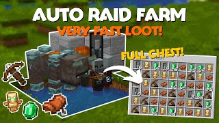 Minecraft EASY Raid Farm In Minecraft 121 Tutorial [upl. by Nylrats648]