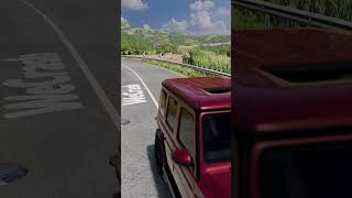 Mercedes G Class vs Bollards Gate Crash  BeamNGdrive [upl. by Nylazor282]