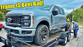 This Brand NEW Ford F250 Has A serious FRAME PROBLEM Can We REBUILD IT IN A WEEK [upl. by Yrnehnhoj]