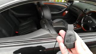 How to use Mercedes Summer Convenience Feature on CLK series W209 [upl. by Dick793]