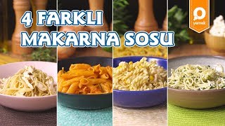 4 Farklı Makarna Sosu Tarifi  Onedio Yemek  Pratik Yemek Tarifleri [upl. by Aitnyc]