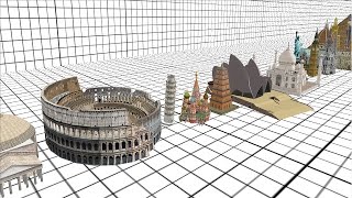 Architecture Size Comparison 3D [upl. by Tiebold313]