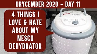 NESCO FD75 EXPERIENCE What I Love amp Hate about My Nesco FD75 Snackmaster Dehydrator DRYCEMBER [upl. by Booth]