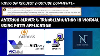 ASTERISK SERVER amp BASIC TROUBLESHOOTING IN VICIDIAL USING PUTTY  TUTORIAL GUIDE [upl. by Nicole]