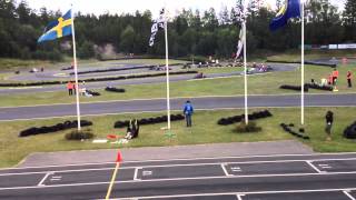 Karting SM i Järfälla 2012  Final Yamaha [upl. by Annaili]