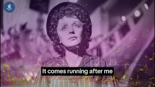 Edith Piaf  Padam padam Lyrics with English Subtitles [upl. by Atsok210]