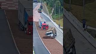 The Genius Runaway truck ramp Saving Lives shorts [upl. by Elonore]