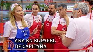 Ana Obregón se enfrenta a sus compañeros como capitana MasterChef Celebrity 4 [upl. by Astrea]