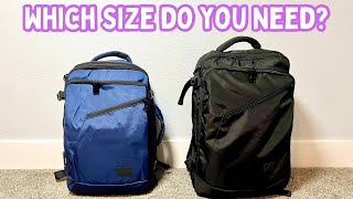 Matein Large vs XL Travel Backpack Comparison  Which Size is Best for You [upl. by Keily]