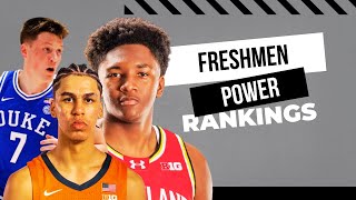 College Basketball Freshmen Power Rankings After Night One [upl. by Paucker]