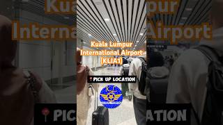 Pickup Point Kuala Lumpur International Airport 1 KLIA1 [upl. by Nonah]