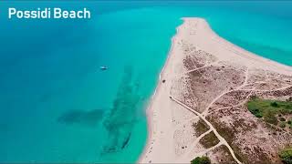 Kassandra Halkidiki Greece  7 Most Beautiful Beaches HD [upl. by Grimbly651]