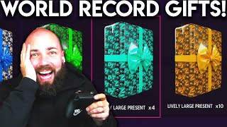 WORLD RECORD PRESENT OPENING OVER 10 MILLION COINS IN MADDEN 22 PRESENTS [upl. by Biebel]