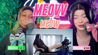 MEOVV  ‘MEOW’ MV Performance video and teaser reaction [upl. by Steffie497]