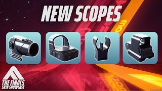 ALL NEW SCOPES in The Finals Season 4 [upl. by Aihsatsan]